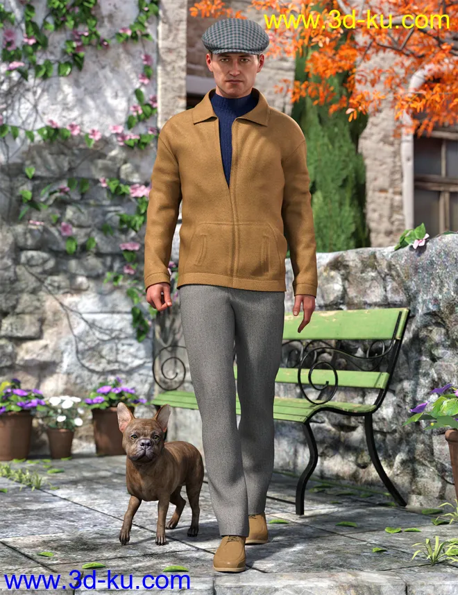 Soldat Outfit for Genesis 8 Male(s)模型的图片1