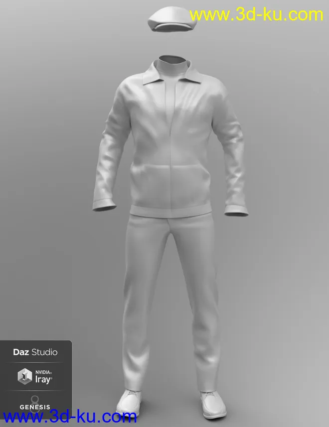 Soldat Outfit for Genesis 8 Male(s)模型的图片2
