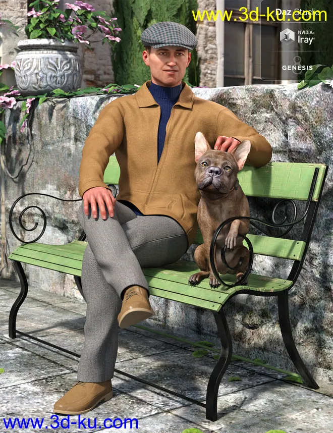 Soldat Outfit for Genesis 8 Male(s)模型的图片3