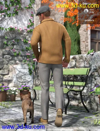 3D打印模型Soldat Outfit for Genesis 8 Male(s)的图片