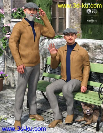 3D打印模型Soldat Outfit for Genesis 8 Male(s)的图片