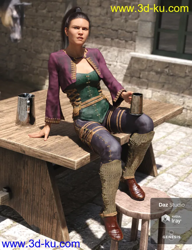 Soul Keeper Outfit Textures模型的图片5