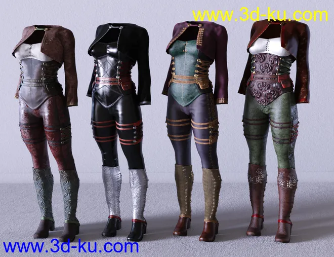 Soul Keeper Outfit Textures模型的图片6