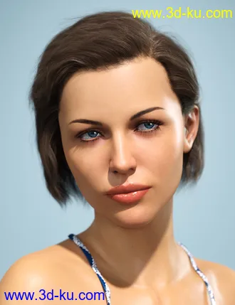 3D打印模型SP Hair 005 for Genesis 3 and 8 Female(s)的图片