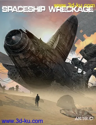 3D打印模型Spaceship Wreckage的图片