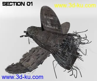 3D打印模型Spaceship Wreckage的图片