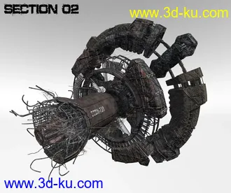 3D打印模型Spaceship Wreckage的图片