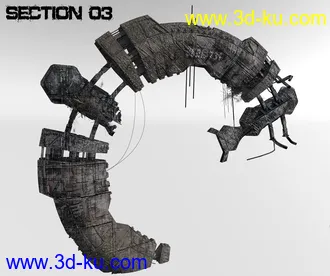 3D打印模型Spaceship Wreckage的图片