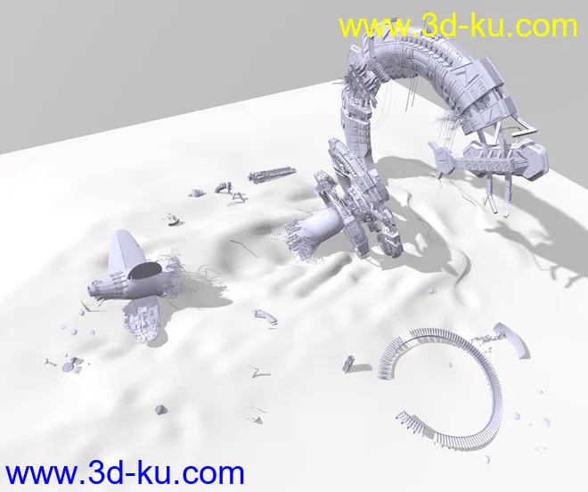 Spaceship Wreckage模型的图片9