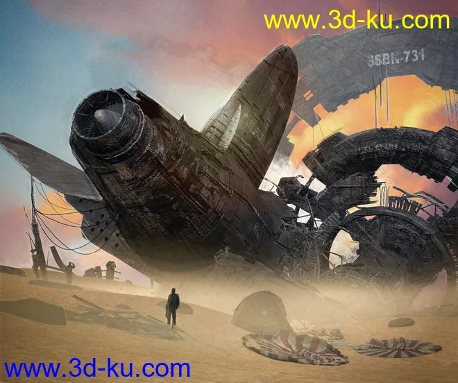 Spaceship Wreckage模型的图片10