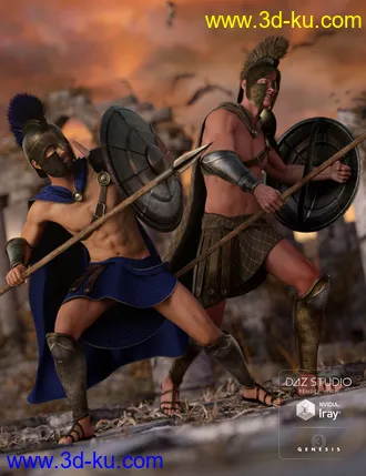 3D打印模型Spartan Warrior Textures的图片