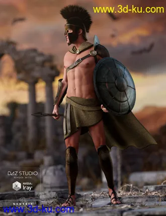 3D打印模型Spartan Warrior Textures的图片