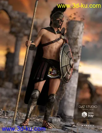 3D打印模型Spartan Warrior Textures的图片