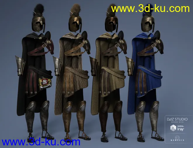 Spartan Warrior Textures模型的图片6