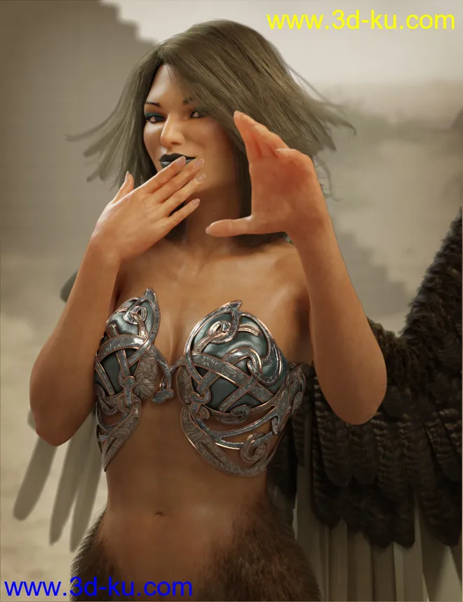 Sphinx for Genesis 8 Female模型的图片9