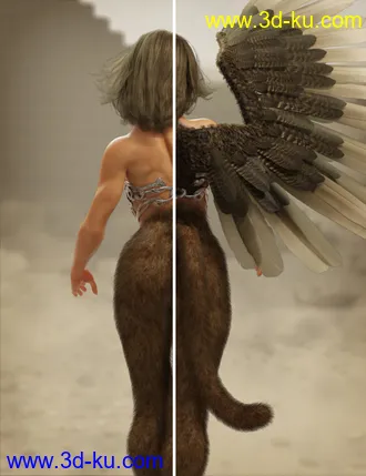 3D打印模型Sphinx for Genesis 8 Female的图片