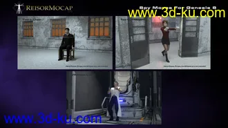 3D打印模型Spy Moves For Genesis 8的图片