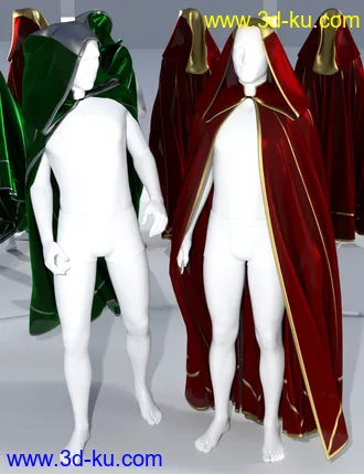 3D打印模型SsC dForce Raiding Cloak for Genesis 3 and 8的图片