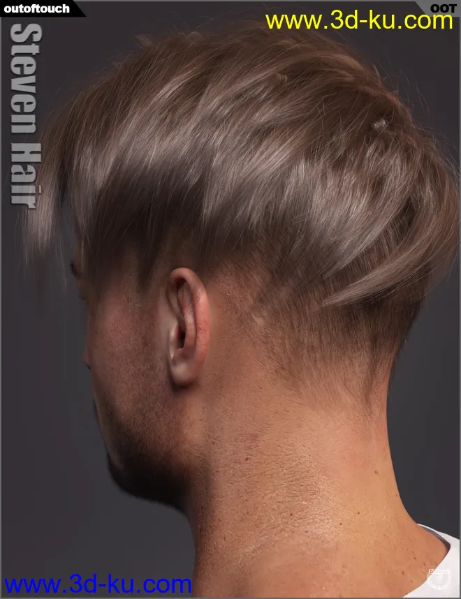 Steven Hair for Genesis 3 and Genesis 8模型的图片5