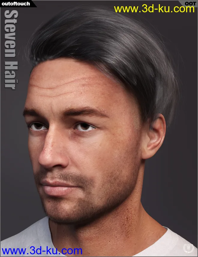 Steven Hair for Genesis 3 and Genesis 8模型的图片6