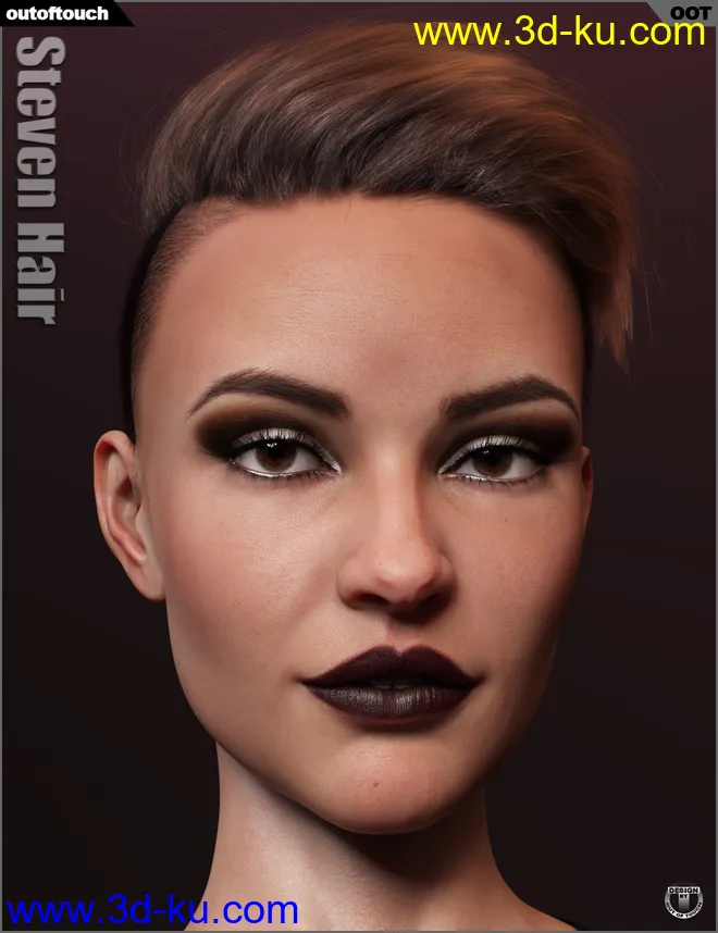 Steven Hair for Genesis 3 and Genesis 8模型的图片12