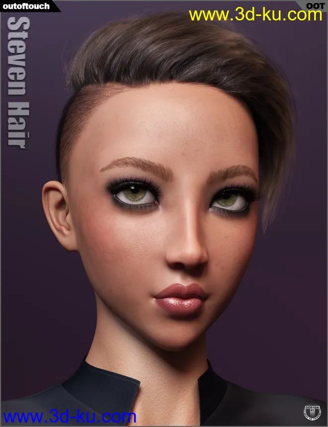 Steven Hair for Genesis 3 and Genesis 8模型的图片13
