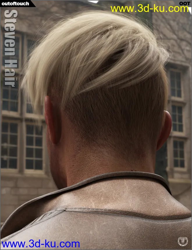 Steven Hair for Genesis 3 and Genesis 8模型的图片15