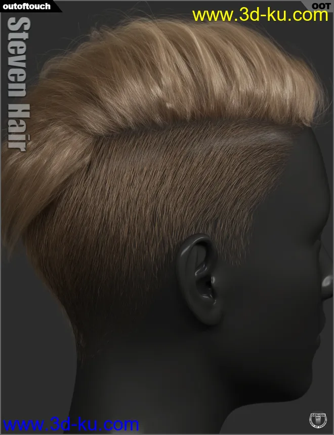 Steven Hair for Genesis 3 and Genesis 8模型的图片18