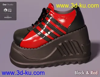 3D打印模型Stomp Trainers for Genesis 8 Female(s)的图片