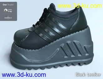 3D打印模型Stomp Trainers for Genesis 8 Female(s)的图片