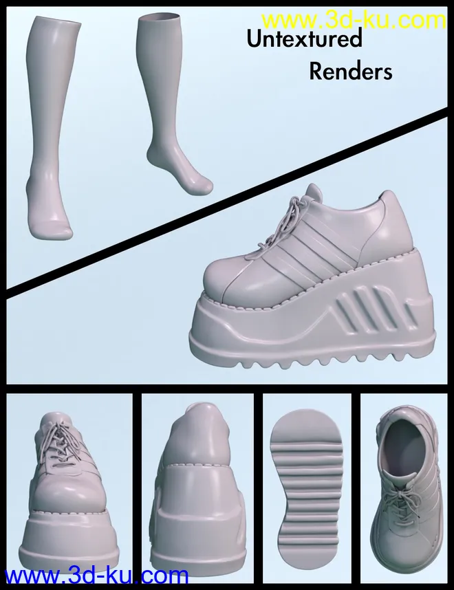 Stomp Trainers for Genesis 8 Female(s)模型的图片8