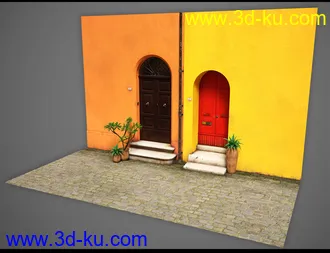 3D打印模型Street Vignettes - Calle Pintada的图片