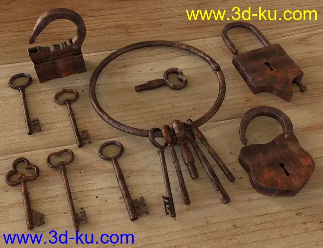 Strongboxes, Locks and Keys模型的图片1
