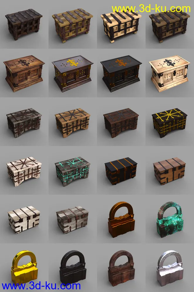 Strongboxes, Locks and Keys模型的图片2
