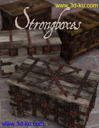 3D打印模型Strongboxes, Locks and Keys的图片