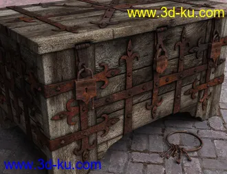 3D打印模型Strongboxes, Locks and Keys的图片