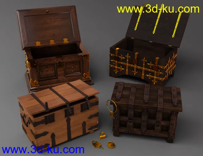 Strongboxes, Locks and Keys模型的图片6