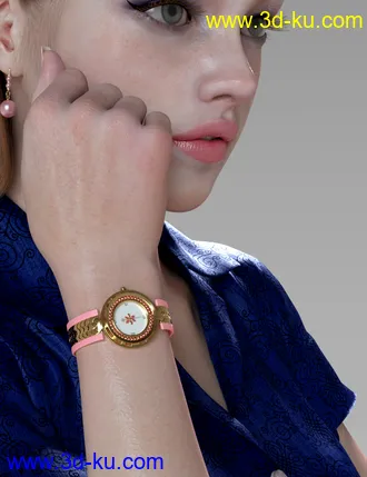 3D打印模型Stylish Watches for Genesis 8 Female(s)的图片