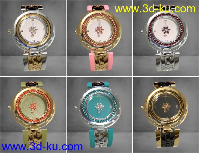 Stylish Watches for Genesis 8 Female(s)模型的图片3
