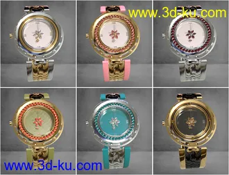 3D打印模型Stylish Watches for Genesis 8 Female(s)的图片