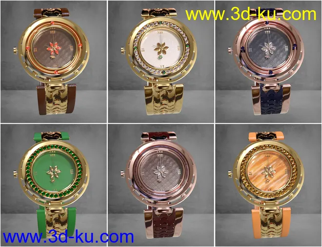 Stylish Watches for Genesis 8 Female(s)模型的图片4