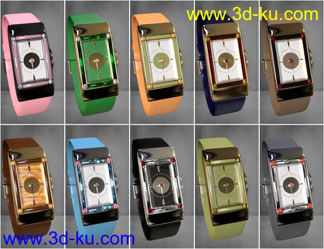 Stylish Watches for Genesis 8 Female(s)模型的图片6