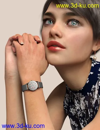 3D打印模型Stylish Watches for Genesis 8 Female(s)的图片
