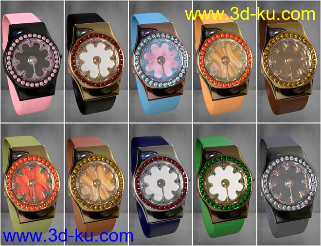 Stylish Watches for Genesis 8 Female(s)模型的图片10