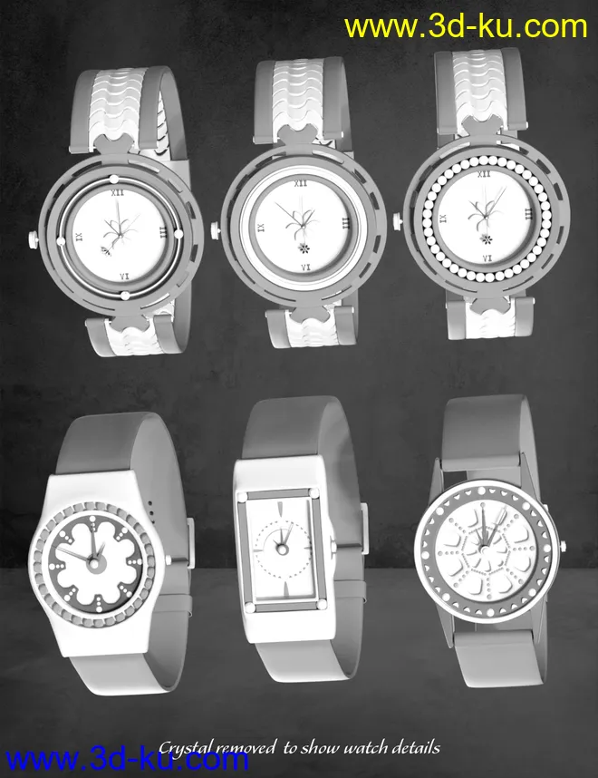 Stylish Watches for Genesis 8 Female(s)模型的图片11