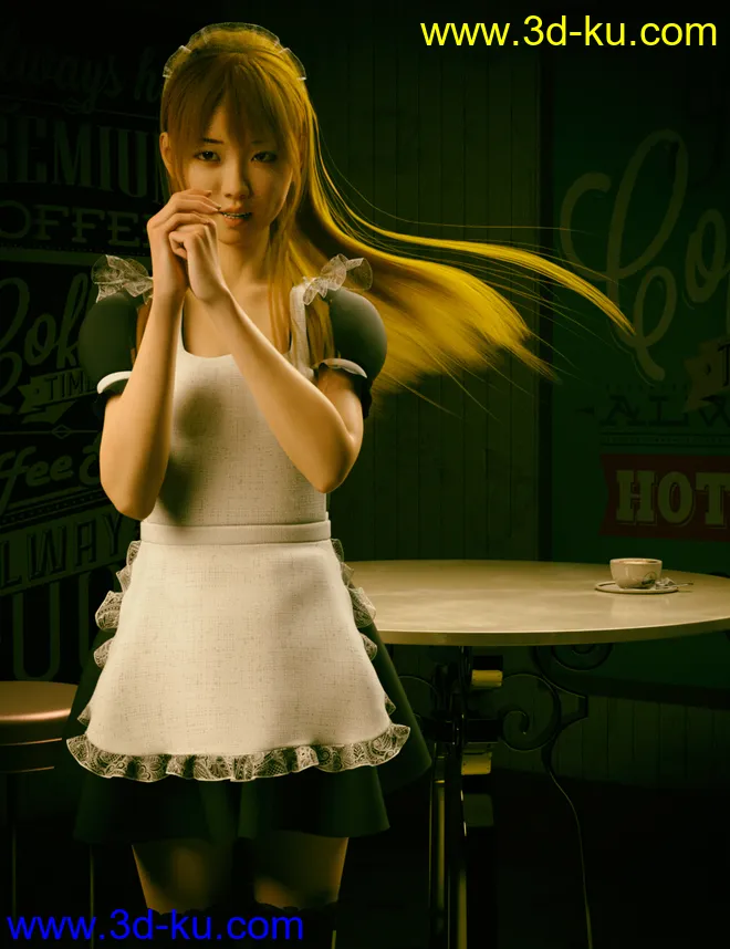 Sue Character and Hair for Genesis 8 Female模型的图片1