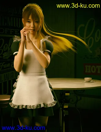 3D打印模型Sue Character and Hair for Genesis 8 Female的图片