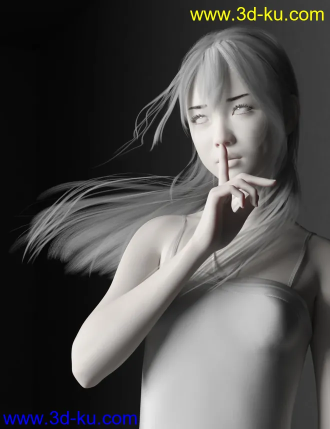 Sue Character and Hair for Genesis 8 Female模型的图片4
