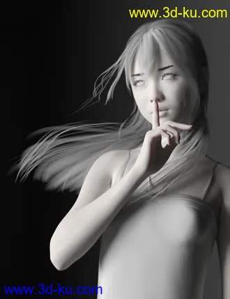 3D打印模型Sue Character and Hair for Genesis 8 Female的图片