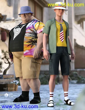 3D打印模型Summer Vacation Outfit Textures的图片
